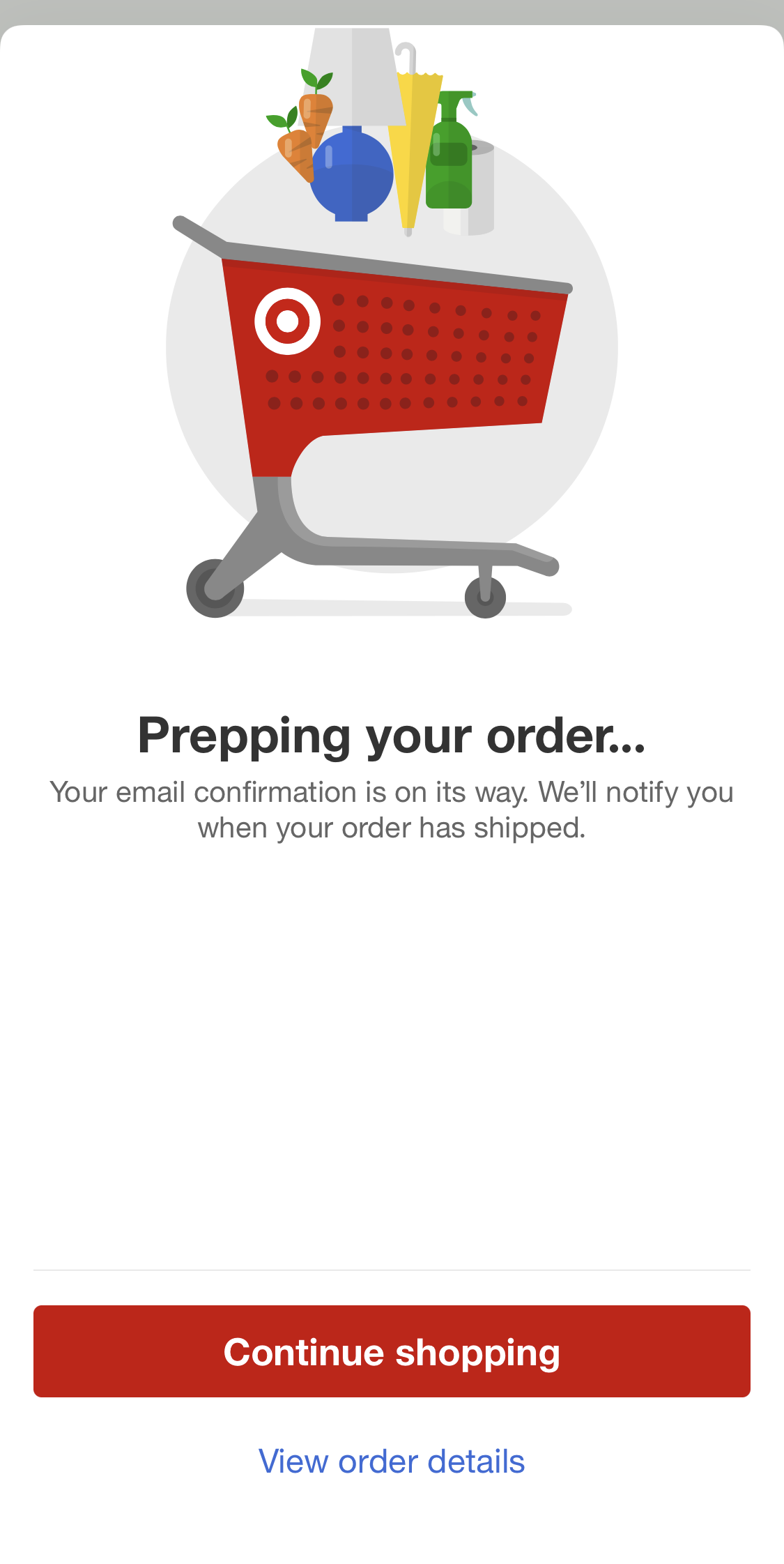 Target’s App Receipt / Order Confirmation 126 of 577 Receipt / Order Confirmation Examples